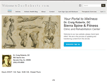 Tablet Screenshot of docroberts.com